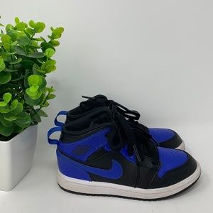 Jordan Kids Sneakers Black and Blue